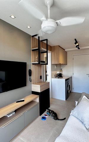 Apartamento à venda com 28m², 1 quarto e sem vaga Apartamento à venda com 28m², 1 quarto e sem vagaSala