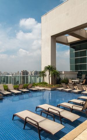 Apartamento à venda com 42m², 1 quarto e 1 vagaPiscina
