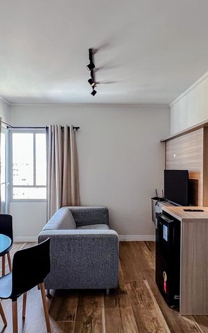 Apartamento para alugar com 34m², 1 quarto e 1 vagaSala