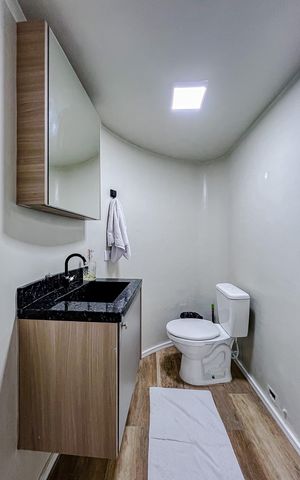 Apartamento para alugar com 34m², 1 quarto e 1 vagaBanheiro da Suíte