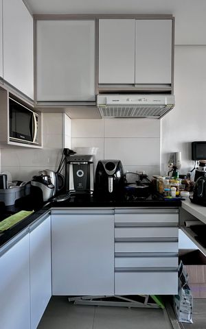 Studio para alugar com 38m², 1 quarto e 1 vaga Studio para alugar com 38m², 1 quarto e 1 vagaCozinha