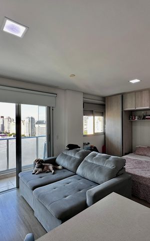 Studio para alugar com 38m², 1 quarto e 1 vaga Studio para alugar com 38m², 1 quarto e 1 vagaSala