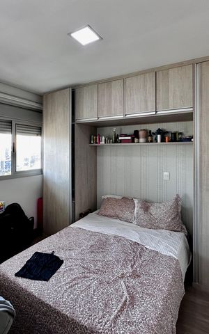 Studio para alugar com 38m², 1 quarto e 1 vaga Studio para alugar com 38m², 1 quarto e 1 vagaQuarto