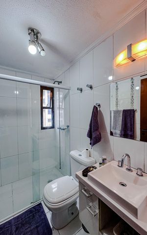 Apartamento para alugar com 134m², 3 quartos e 2 vagasBanheiro da Suíte 3