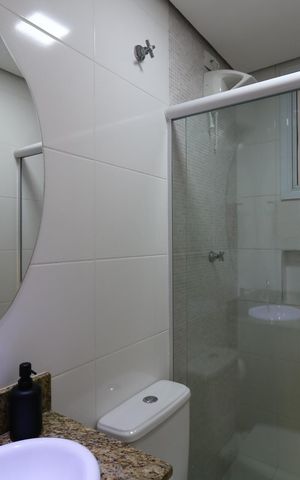 Apartamento à venda com 70m², 2 quartos e 2 vagasBanheiro Social