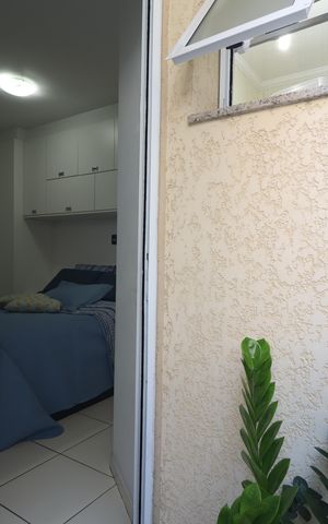 Apartamento à venda com 60m², 2 quartos e 1 vagaVaranda Quarto 1 suíte