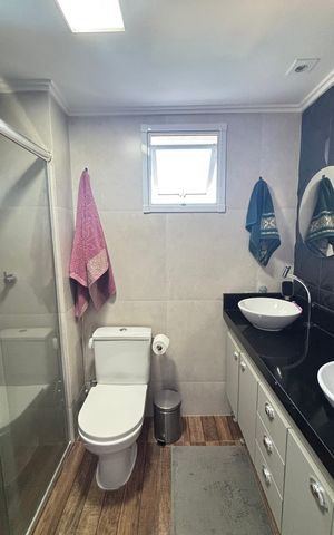 Apartamento à venda com 125m², 3 quartos e 2 vagas Apartamento à venda com 125m², 3 quartos e 2 vagasBanheiro da Suíte 1