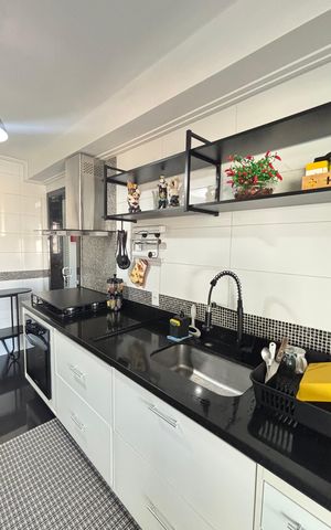 Apartamento à venda com 125m², 3 quartos e 2 vagas Apartamento à venda com 125m², 3 quartos e 2 vagasCozinha