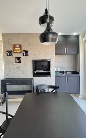 Apartamento à venda com 125m², 3 quartos e 2 vagas Apartamento à venda com 125m², 3 quartos e 2 vagasVaranda Gourmet