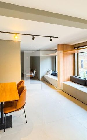 Apartamento para alugar com 29m², 1 quarto e sem vaga Apartamento para alugar com 29m², 1 quarto e sem vagaÁrea comum - Salão de festas