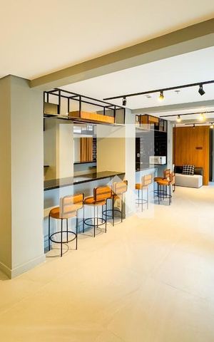 Apartamento para alugar com 29m², 1 quarto e sem vaga Apartamento para alugar com 29m², 1 quarto e sem vagaÁrea comum - Salão de festas