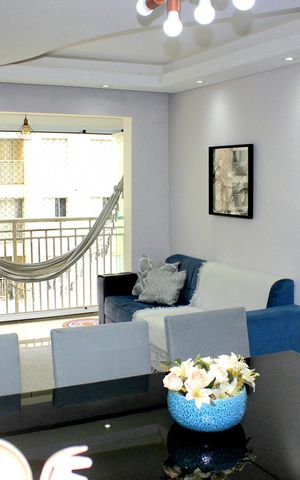 Apartamento à venda com 64m², 3 quartos e 1 vagaSala