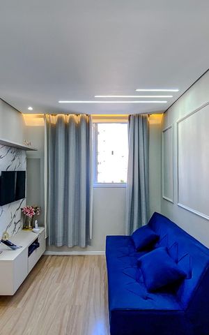 Apartamento à venda com 45m², 2 quartos e sem vagaSala