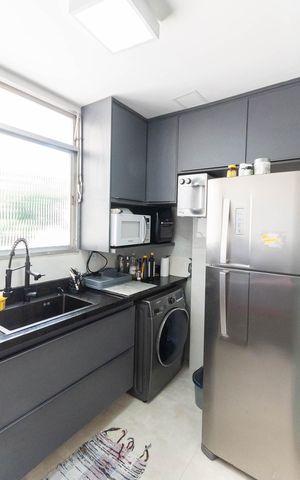 Apartamento à venda com 60m², 1 quarto e 1 vagaCozinha e Área de Serviço