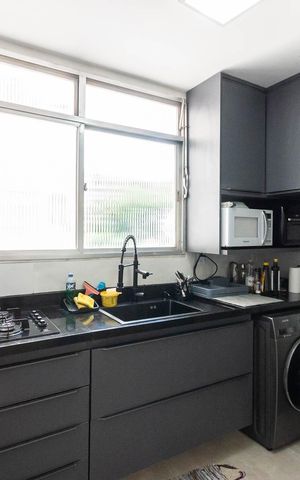 Apartamento à venda com 60m², 1 quarto e 1 vagaCozinha e Área de Serviço