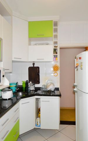 Apartamento à venda com 76m², 3 quartos e 1 vagaCozinha e Área de Serviço