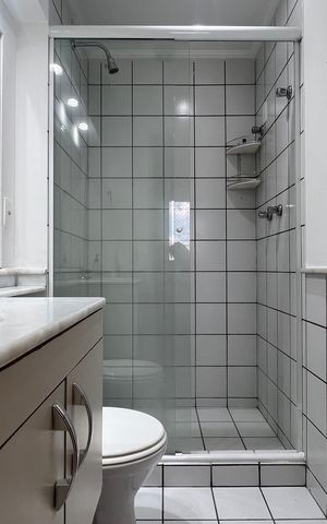 Apartamento à venda com 36m², 1 quarto e 1 vaga Apartamento à venda com 36m², 1 quarto e 1 vagaBanheiro da Suíte