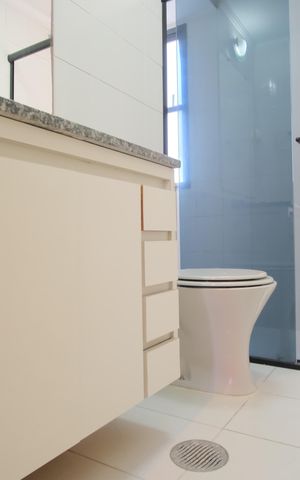 Apartamento para alugar com 100m², 2 quartos e 2 vagasBanheiro Social