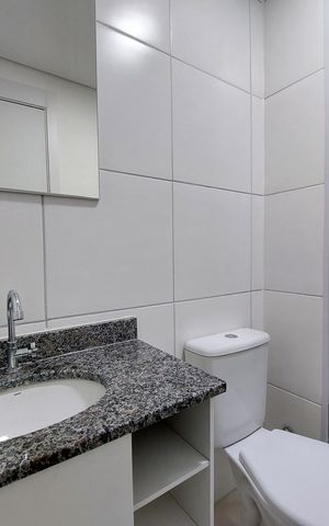 Apartamento para alugar com 51m², 2 quartos e 1 vaga Apartamento para alugar com 51m², 2 quartos e 1 vagaBanheiro 2