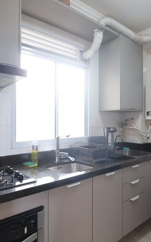 Apartamento à venda com 42m², 2 quartos e 2 vagasCozinha e Área de Serviço
