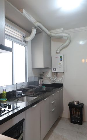 Apartamento à venda com 42m², 2 quartos e 2 vagasCozinha e Área de Serviço