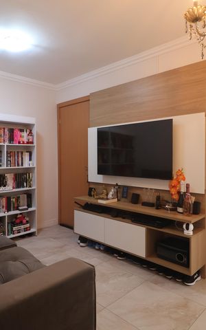 Apartamento à venda com 42m², 2 quartos e 2 vagasSala