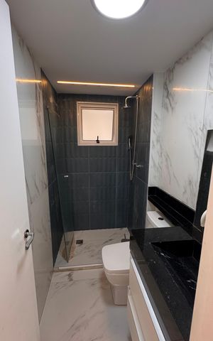Apartamento para alugar com 68m², 3 quartos e 1 vaga Apartamento para alugar com 68m², 3 quartos e 1 vagaBanheiro