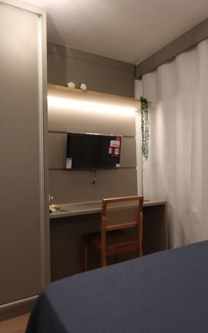 Studio para alugar com 30m², 1 quarto e sem vagaStudio - ambiente quarto