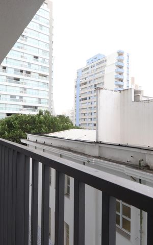 Studio para alugar com 30m², 1 quarto e sem vagaVaranda