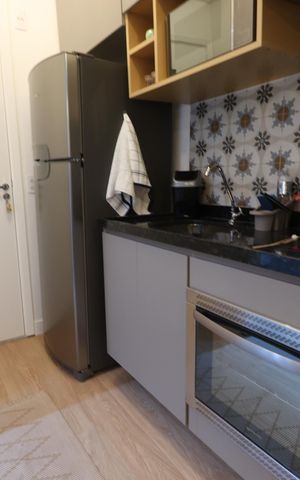 Studio para alugar com 30m², 1 quarto e sem vagaStudio - ambiente cozinha
