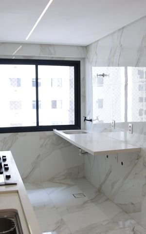 Apartamento para alugar com 87m², 3 quartos e 1 vagaCozinha e Área de Serviço