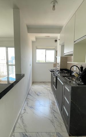 Apartamento para alugar com 77m², 2 quartos e 1 vaga Apartamento para alugar com 77m², 2 quartos e 1 vagaCozinha e Área de Serviço