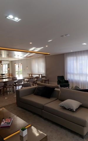 Apartamento à venda com 56m², 2 quartos e 1 vagaÁrea comum - Salão de festas