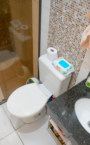 Casa à venda com 133m², 3 quartos e 2 vagas Casa à venda com 133m², 3 quartos e 2 vagasBanheiro Social