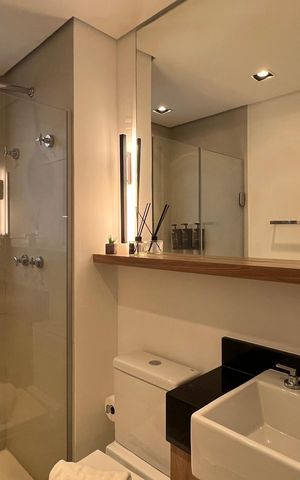 Studio à venda com 25m², 1 quarto e sem vaga Studio à venda com 25m², 1 quarto e sem vagaBanheiro