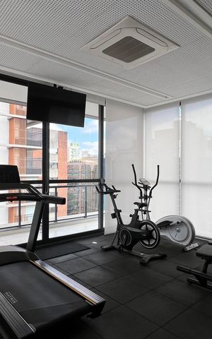 Studio à venda com 25m², 1 quarto e sem vaga Studio à venda com 25m², 1 quarto e sem vagaÁrea comum - Academia