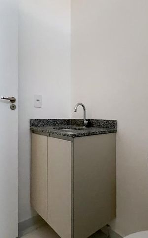 Apartamento para alugar com 25m², 1 quarto e 1 vaga Apartamento para alugar com 25m², 1 quarto e 1 vagaBanheiro