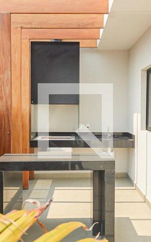 Apartamento para alugar com 25m², 1 quarto e 1 vaga Apartamento para alugar com 25m², 1 quarto e 1 vagaÁrea comum - Churrasqueira