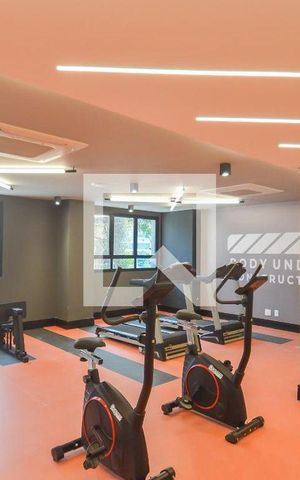 Apartamento para alugar com 25m², 1 quarto e 1 vaga Apartamento para alugar com 25m², 1 quarto e 1 vagaÁrea comum - Academia