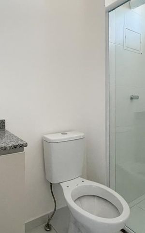 Apartamento para alugar com 25m², 1 quarto e 1 vaga Apartamento para alugar com 25m², 1 quarto e 1 vagaBanheiro