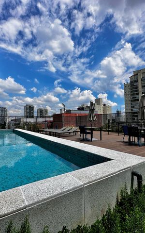 Studio para alugar com 22m², 0 quarto e sem vaga Studio para alugar com 22m², 0 quarto e sem vagaÁrea comum - Piscina