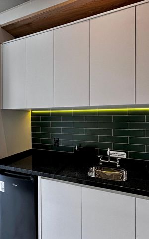 Studio para alugar com 22m², 0 quarto e sem vaga Studio para alugar com 22m², 0 quarto e sem vagaCozinha