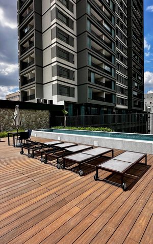 Studio para alugar com 22m², 0 quarto e sem vaga Studio para alugar com 22m², 0 quarto e sem vagaÁrea comum - Piscina