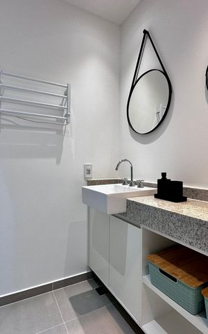 Studio para alugar com 22m², 0 quarto e sem vaga Studio para alugar com 22m², 0 quarto e sem vagaBanheiro