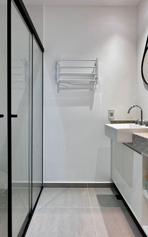 Studio para alugar com 22m², 0 quarto e sem vaga Studio para alugar com 22m², 0 quarto e sem vagaBanheiro