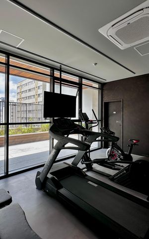 Studio para alugar com 22m², 0 quarto e sem vaga Studio para alugar com 22m², 0 quarto e sem vagaÁrea comum - Academia