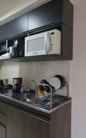 Apartamento à venda com 48m², 2 quartos e 1 vagaCozinha e Área de Serviço