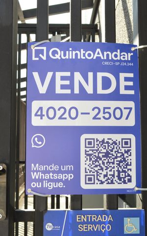 Studio à venda com 27m², 1 quarto e sem vagaPlaquinha