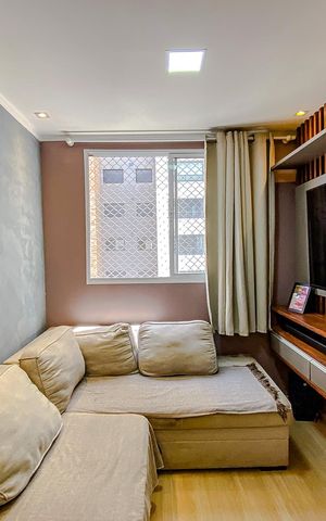 Apartamento à venda com 44m², 2 quartos e sem vagaSala