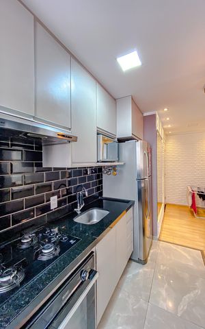 Apartamento à venda com 44m², 2 quartos e sem vagaCozinha